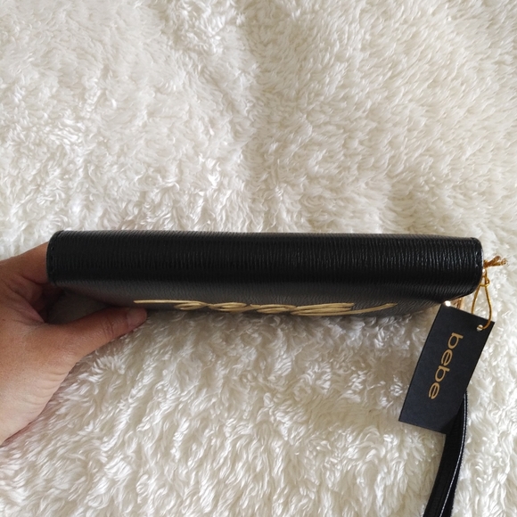 bebe Gianna Black🖤 Wristlet Wallet - NWT - Picture 6 of 15